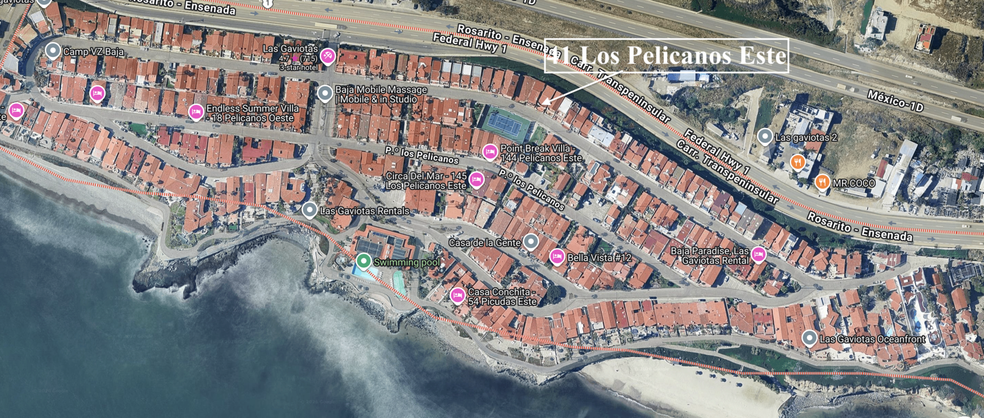 41 Los Pelicanos Este, Las Gaviotas, Rosarito Beach, Mexico