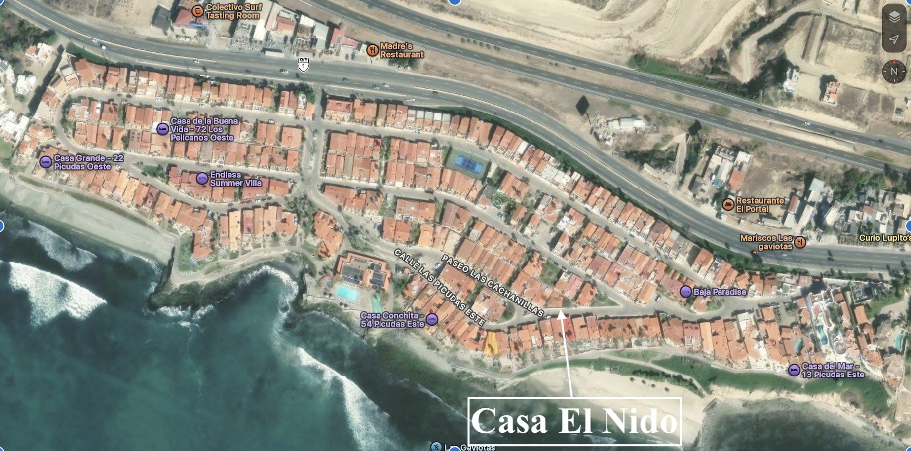 Casa El Nida Las Gaviotas Rentals